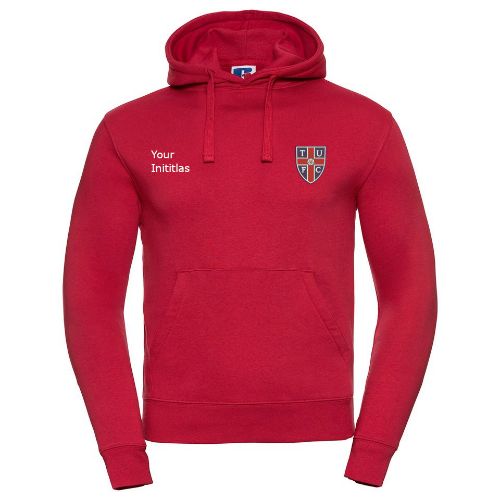 Thorpe United Russell Europe Authentic Hooded Sweatshirt Classic Red